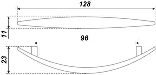 BOYARD.Ручка S1460/96 RS014SC.4/96